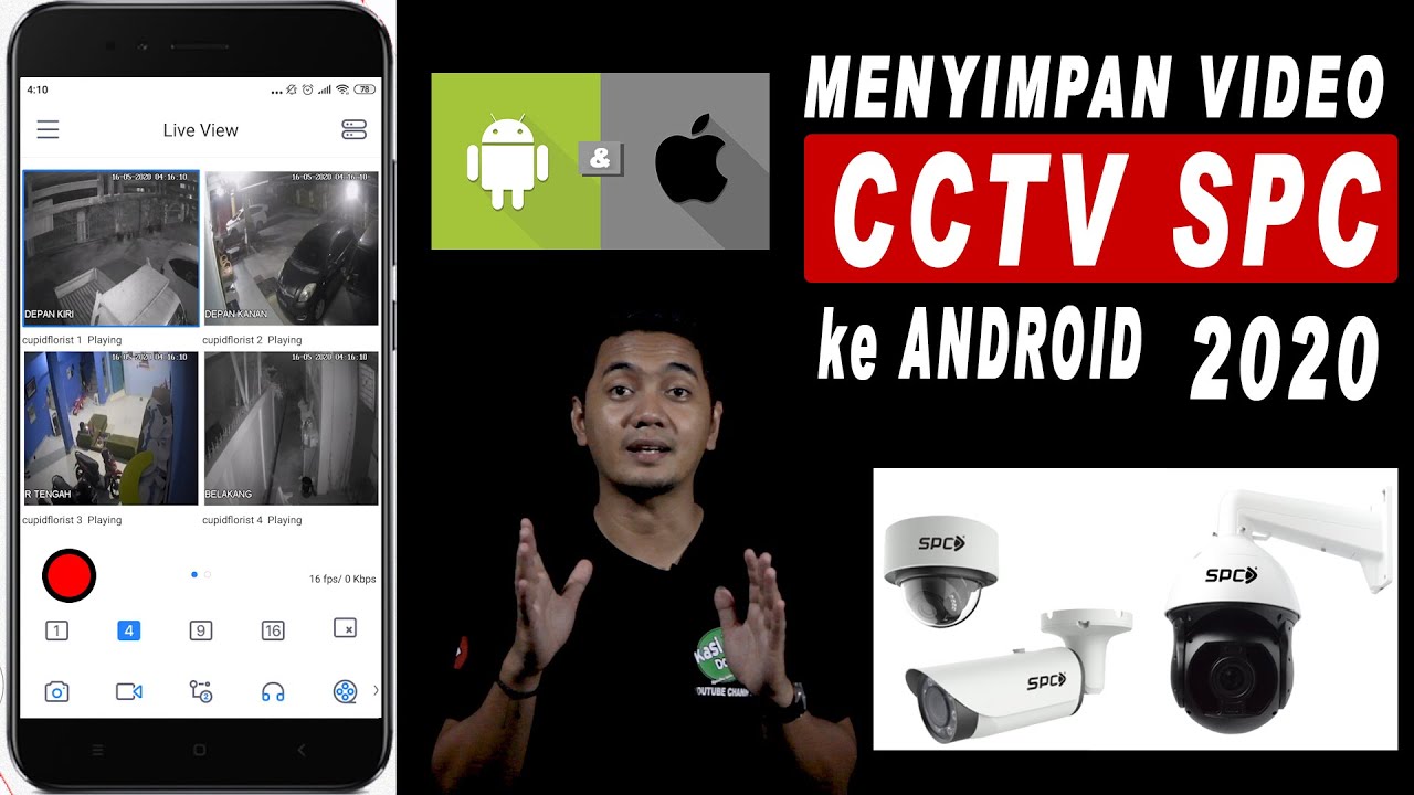 2020 CARA CEPAT MENYIMPAN VIDEO CCTV SPC KE HP ANDROID DAN IOS | SPC PRO CLOUD 2020