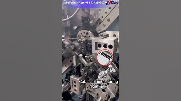 Cabinet hinge spring high speed production machine,Spring process manufacturing