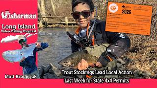 March 26th 2026 Long Island Metro Fishing Report with Matthew Broderick