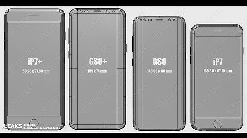 Size Comparison Galaxy S8 S8 Plus iPhone 7 Plus And More video
