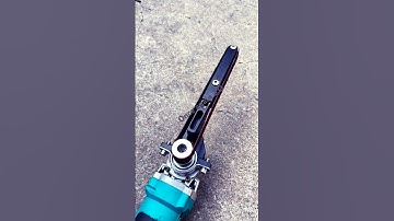 Turn Your Angle Grinder into a Belt Sander #BeltSander #SandingTools #PolishingTools #ToolHacks #fyp