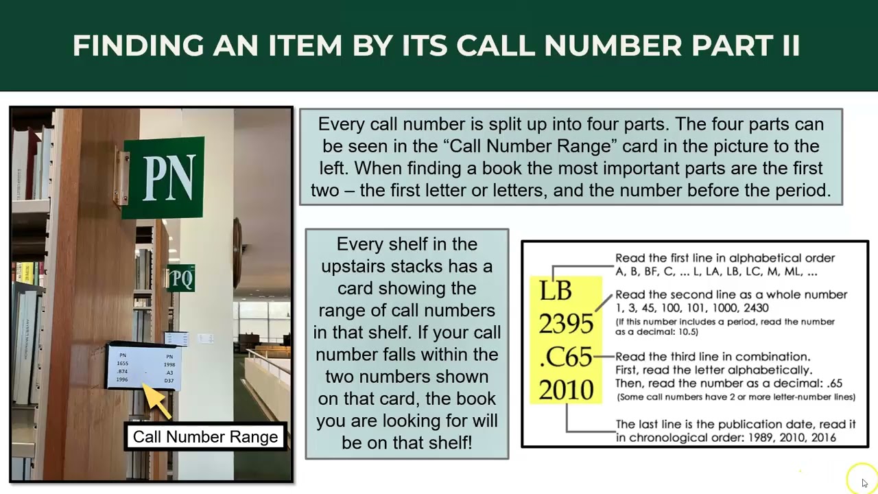 How to Discover and Locate Books at Horrmann Library