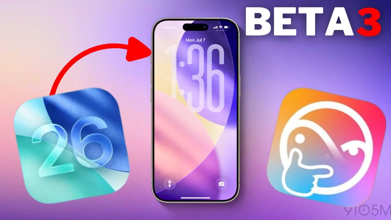 iOS 26 beta 3 - FICOU BOM? SEM BUG? NÃO ACREDITEI NO QUE VI! 🔥