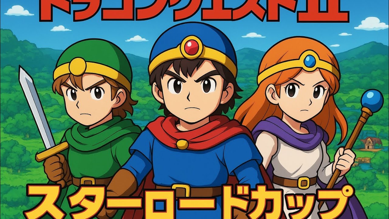 FC版ドラゴンクエスト2　RTA　スターロードカップ！12名並走