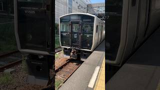 817系1500番台 鹿児島本線 普通 川内駅到着 2023.08.14