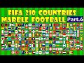 【FIFA 210 countries】Marble Football Ultra Tournament【Part.6】Qualifying Group K, L | Marble Factory