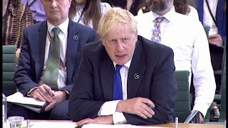 Boris Johnson faces the Liaison Committee