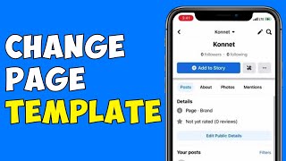 How To Change Facebook Page Template