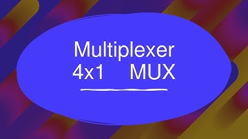 Multiplexer or 4 X 1 MUX