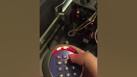 GATEXPERT wireless keypad learning