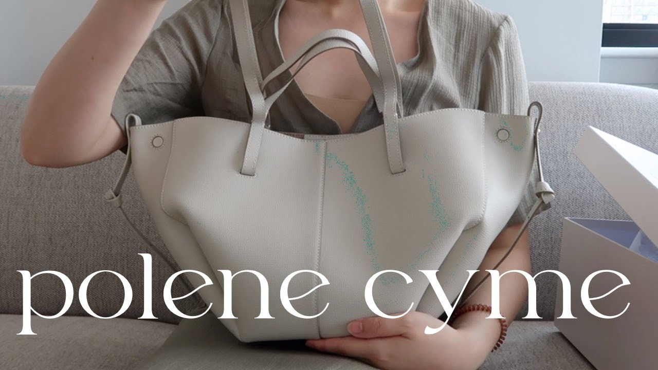 Polène | Bag - Cyme - Taupe Textured Leather