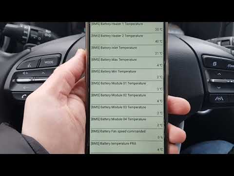 Подогрев ВВБ зимой Hyundai kona electric