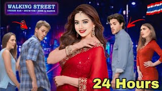I Wore Saree For 24 Hours In Bangkok Challenge Omg Reaction People Shocked