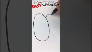 Easy Way to Draw Cartoon Eyes!βοΈππ³ Easy Way to Draw Cartoon Eyes!βοΈππ³