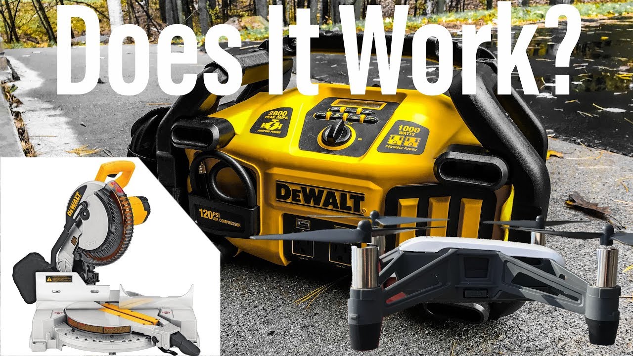 Dewalt 1000 Watt Power Station Tested Youtube