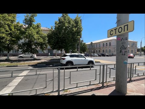 Прогулка по проспекту Карла Маркса от улицы Шевченко (Арбат) до Советской летом 2024 город Шахты