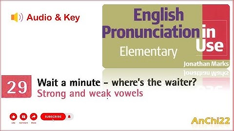 Unit 29 Wait a minute - where