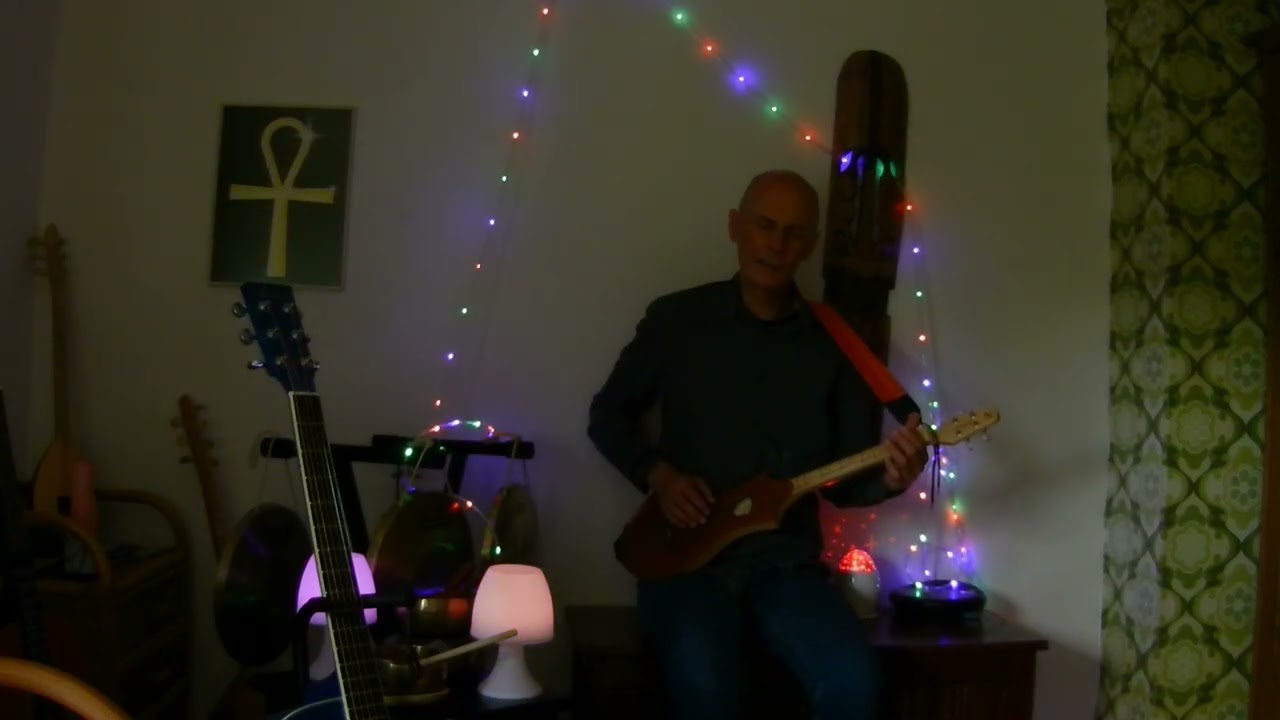 Seagull Merlin Dulcimer and Voice Alaap Sound Meditation in D ( 432 Hertz tuning ) - John Kremer