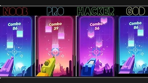 NOOB vs PRO vs HACKER vs GOD | Beat Fire | Unity | Panthera Plays