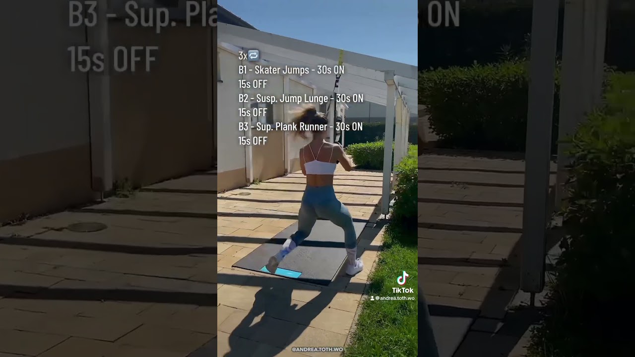 🔥 Elevate your LEG game with a quick TRX workout! - 