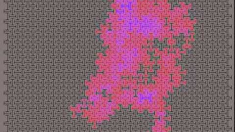 Animated Geometry Generative Art by Kristin Henry