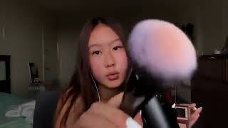 ASMR fast and aggressive makeup application