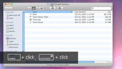 Apple Quick Tips - Finder Path Bar