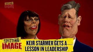 Keir Starmer gets a lesson from Jess Phillips on how to be a leader | Spitting Image