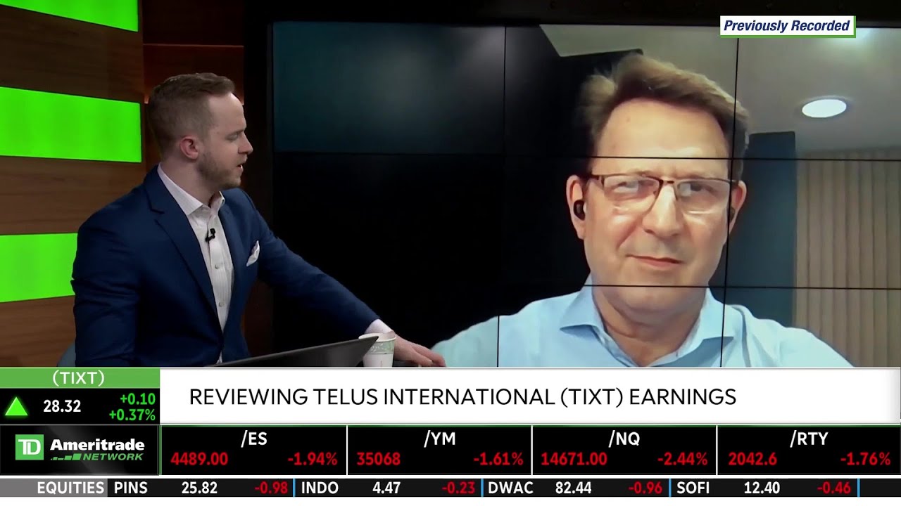 TELUS International (TIXT) CEO Talks Earnings - YouTube