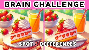 Ultimate Spot The Difference Challenge: Sharpen Eyes, Boost IQ Fast! [ Brain Exercise #9 ]