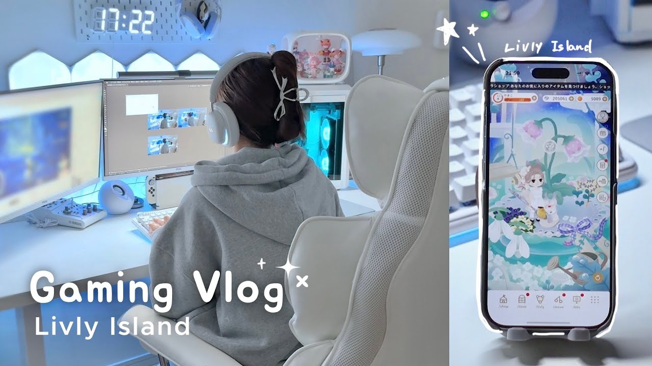 vlog | リヴリーアイランドに沼る🌳💎ﾌﾘｰﾗﾝｽのゆるい日常🐈韓国ラーメン、ハマってるドラマ