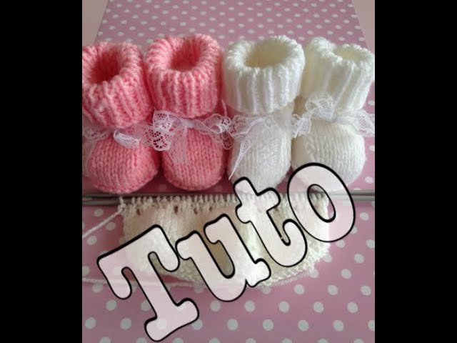 Tuto Tricot Chaussons Bebe Partie 1 3 Youtube