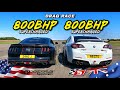 MUSCLE POWER.. 800HP HSV R8 GTS v 800HP FORD MUSTANG GT