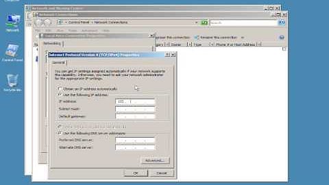 Networking Setup for Windows Server 2008