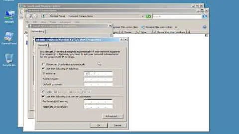 Networking Setup for Windows Server 2008