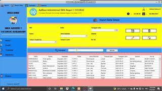 Demo Aplikasi Sistem Administrasi Pada SMA Negeri 1 Cicurug Berbasis Java screenshot 4