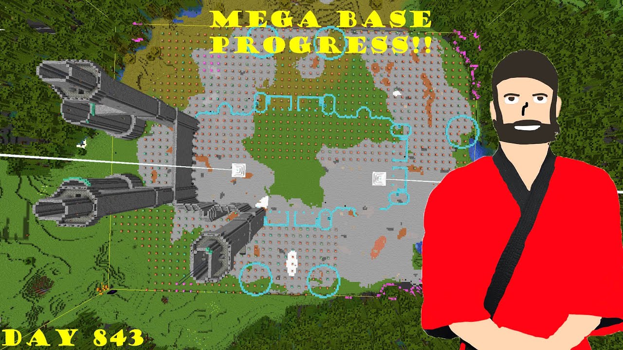 Mega base progress (Day 843) - YouTube