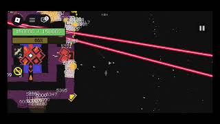 Beating the final boss in NEBULOUS.                            Game isnt too hard for me atleast. 