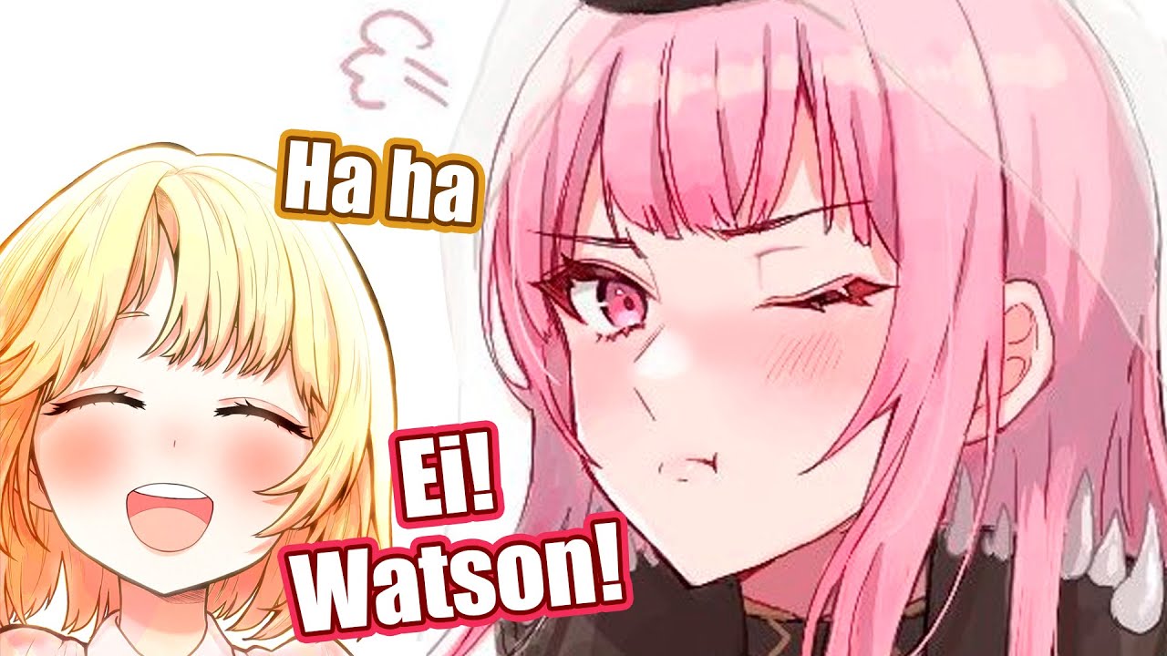 Watson consegue irritar e deixar constrangida a Calli | vtuber legendado