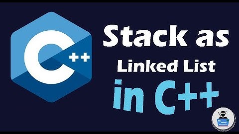 Stack As Linked List in C, C++ || How to implement stack using linked list in c+, c #link_List #C++