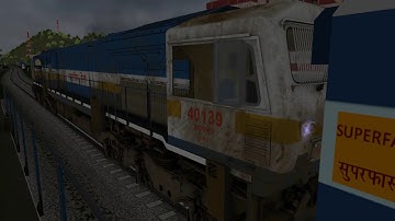 FULL Cracking Startup of BGPro SGUJ WDP4D at Kamakhya Jn. || Open rails || MSTS
