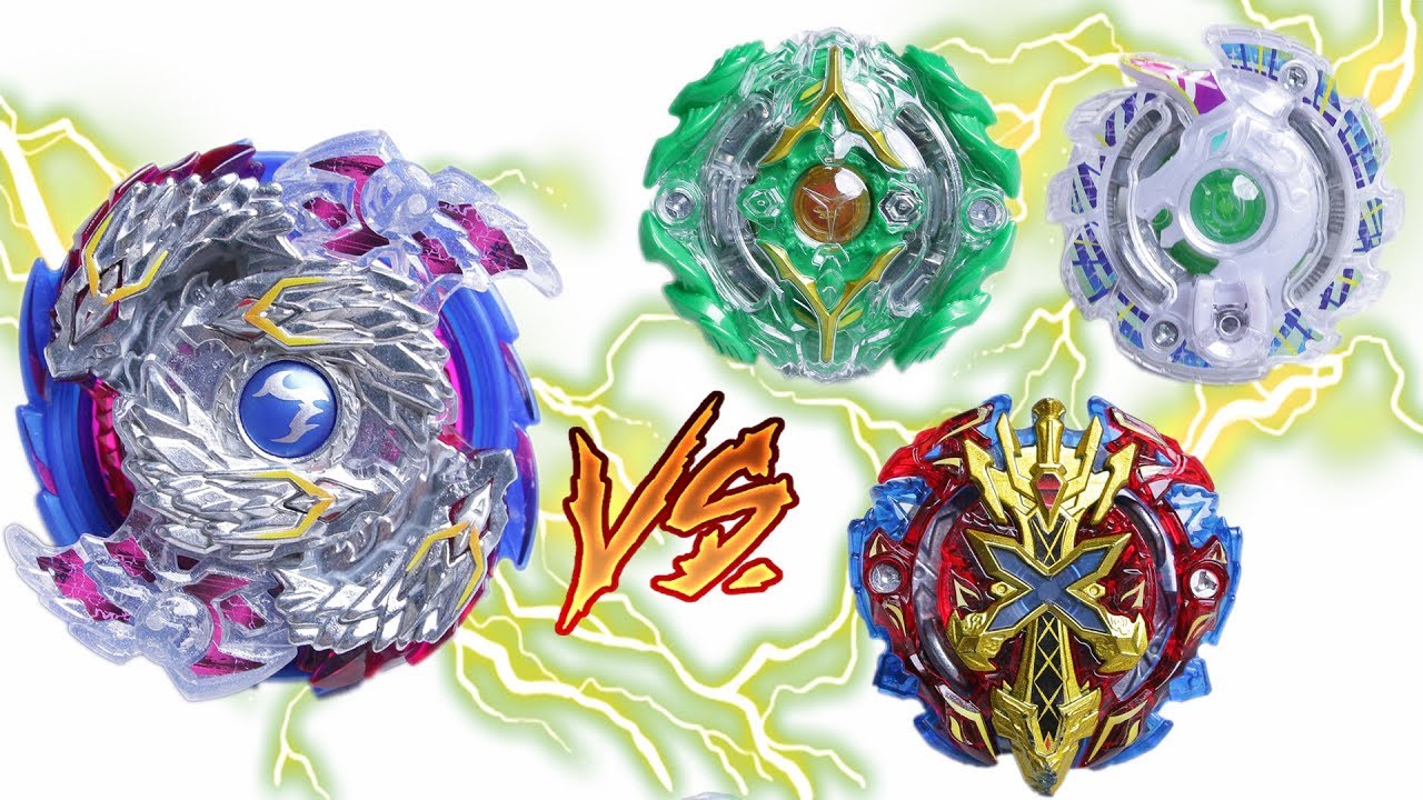 NIGHTMARE LONGINUS vs SWORD FLAMES | Beyblade Burst ベイブレード