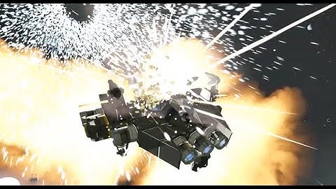 Space Engineers - Gravity drive, jump drive and subgrids = CLANG!