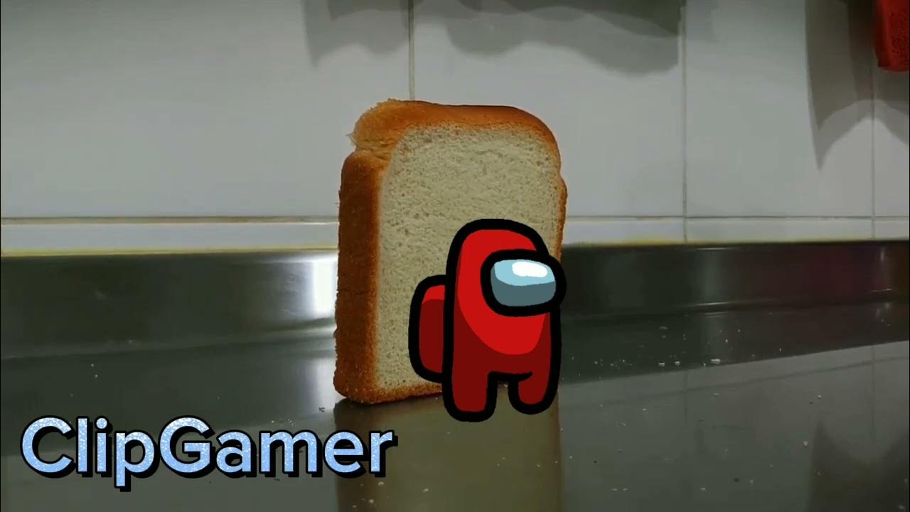 Toast falling over Among Us YouTube