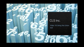 Video 16: Using the Union tool