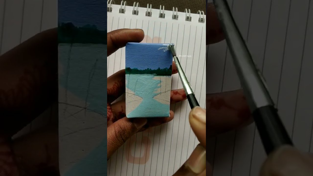Painting In Match Box