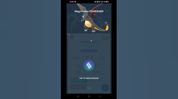 Mega Evolved My ✨Shiny Charizard🤩into Mega Charizard X 😍#megaevolution #pokemongo #shorts