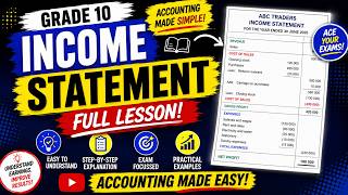 Details Grade 10 Income Statement Full Example Guide