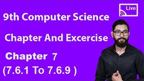 9th Class Computer Class Live Session Series - 9th Computer ch 7 Live Lecture