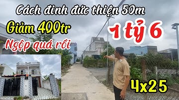 Mặt tiền đinh đức thiện 50m, giảm 400tr nhà 1 trệt 1 lầu, shr | nhà giá rẻ bình chánh | T107